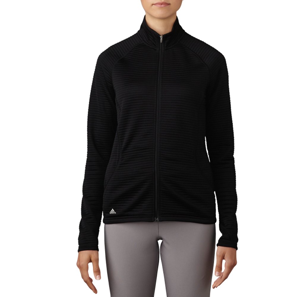 Adidas Womens Essential Full Zip Textured Golf Jackets