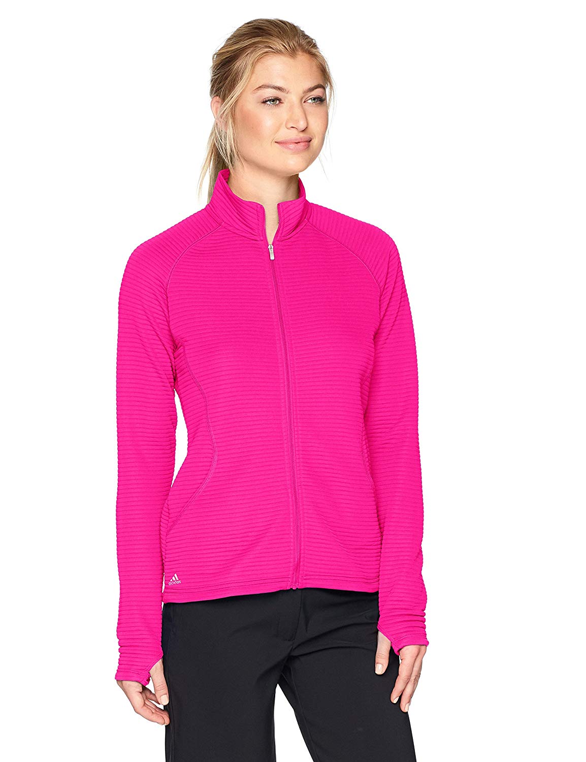 Adidas Womens Essential Textured Golf Jackets