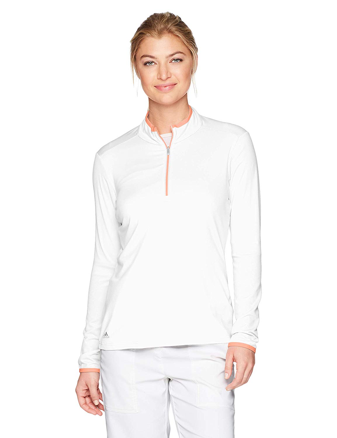 Womens Adidas UPF Half Zip Golf Jackets