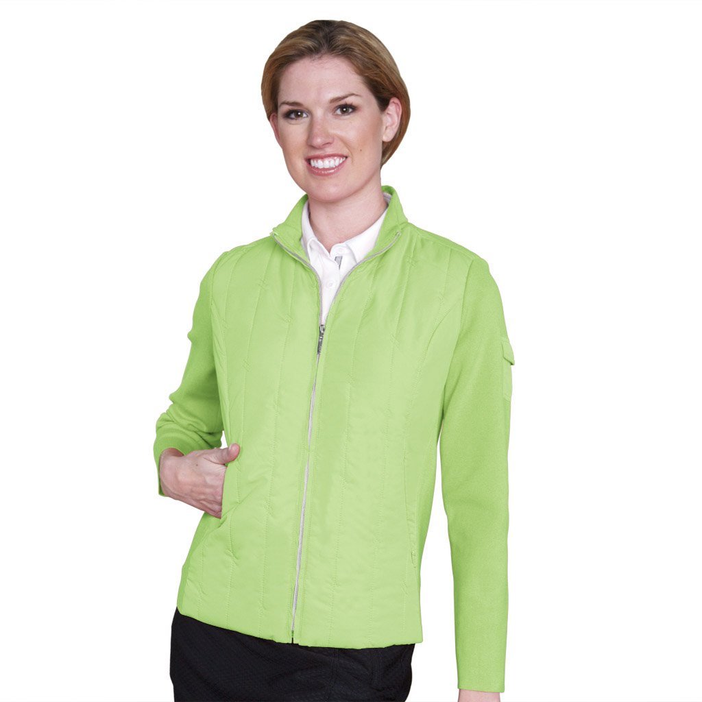 Womens Monterey Club Contrast Quilt Golf Jackets