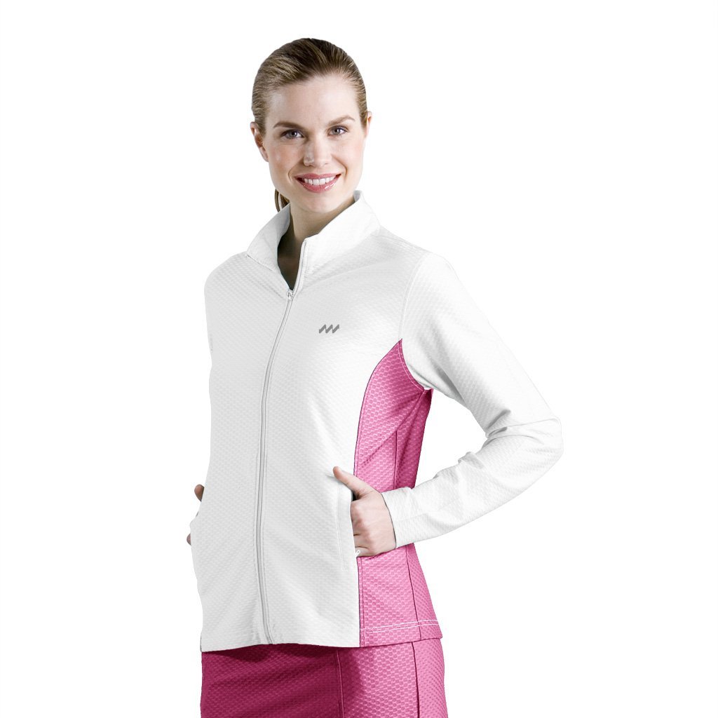 Womens Dry Swing Honeycomb Textured Golf Jackets