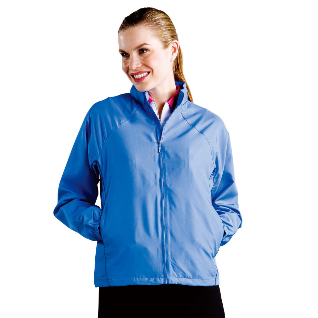 Monterey Club Ladies Lightweight Raglan Zip Front Piping Golf Jackets