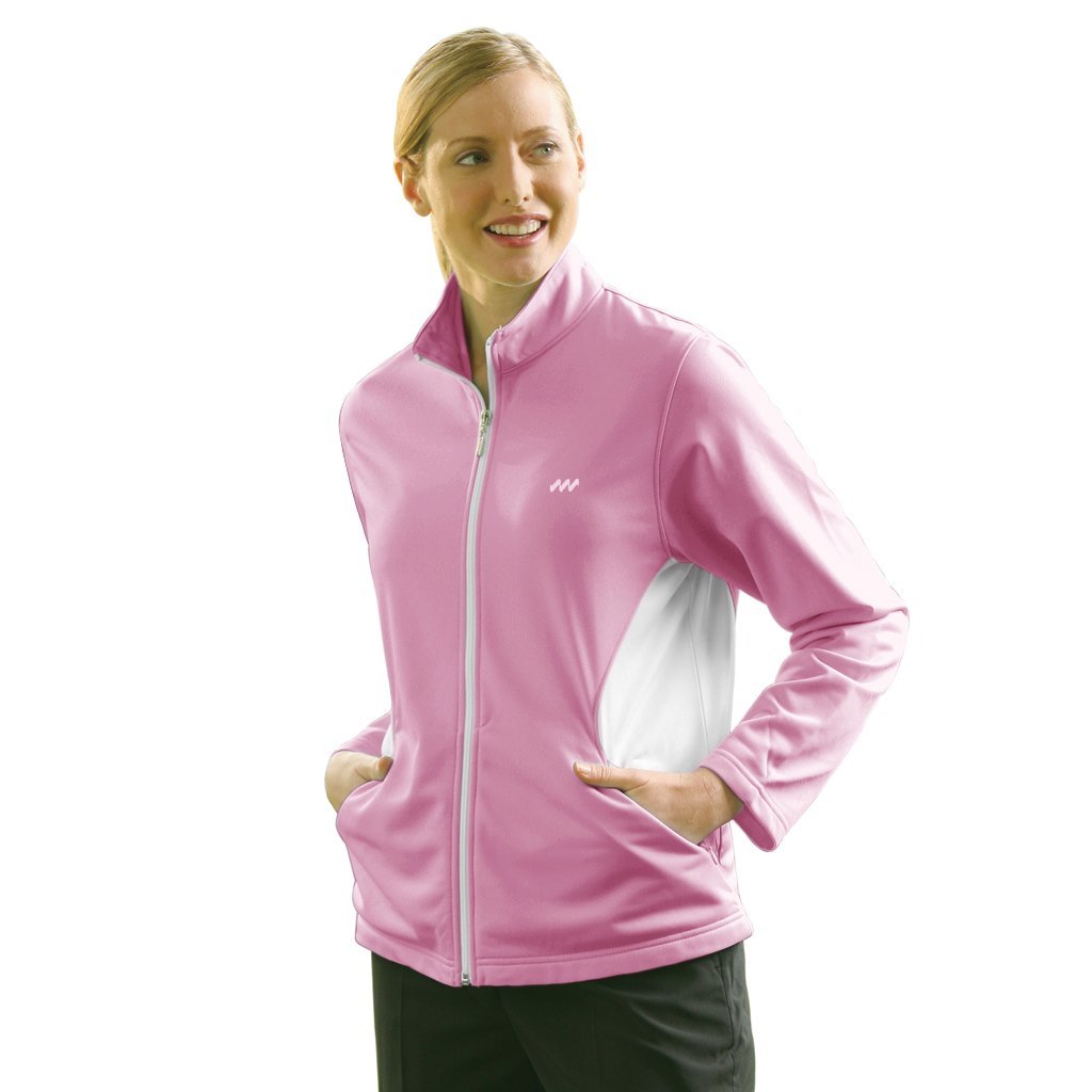 Womens Monterey Club Zip Front Soft Knit Golf Jackets