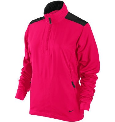 Womens Nike New Windproof Half Zip Golf Jackets