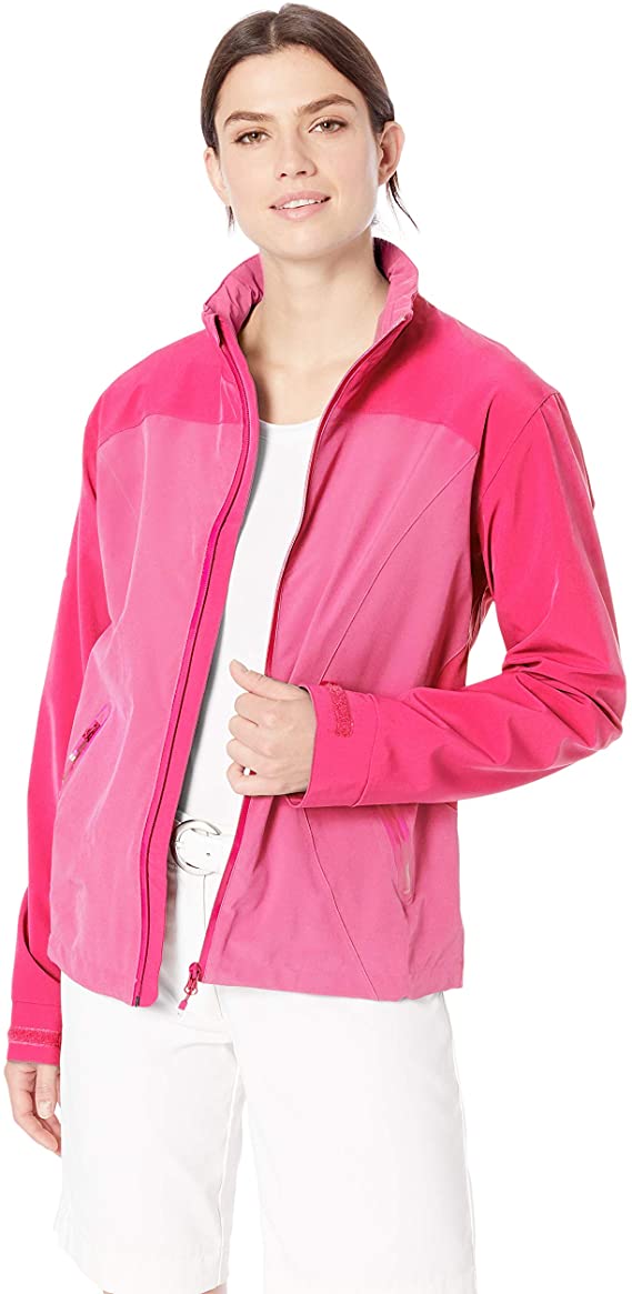 Womens Callaway Waterproof Tonal Panel Golf Jackets