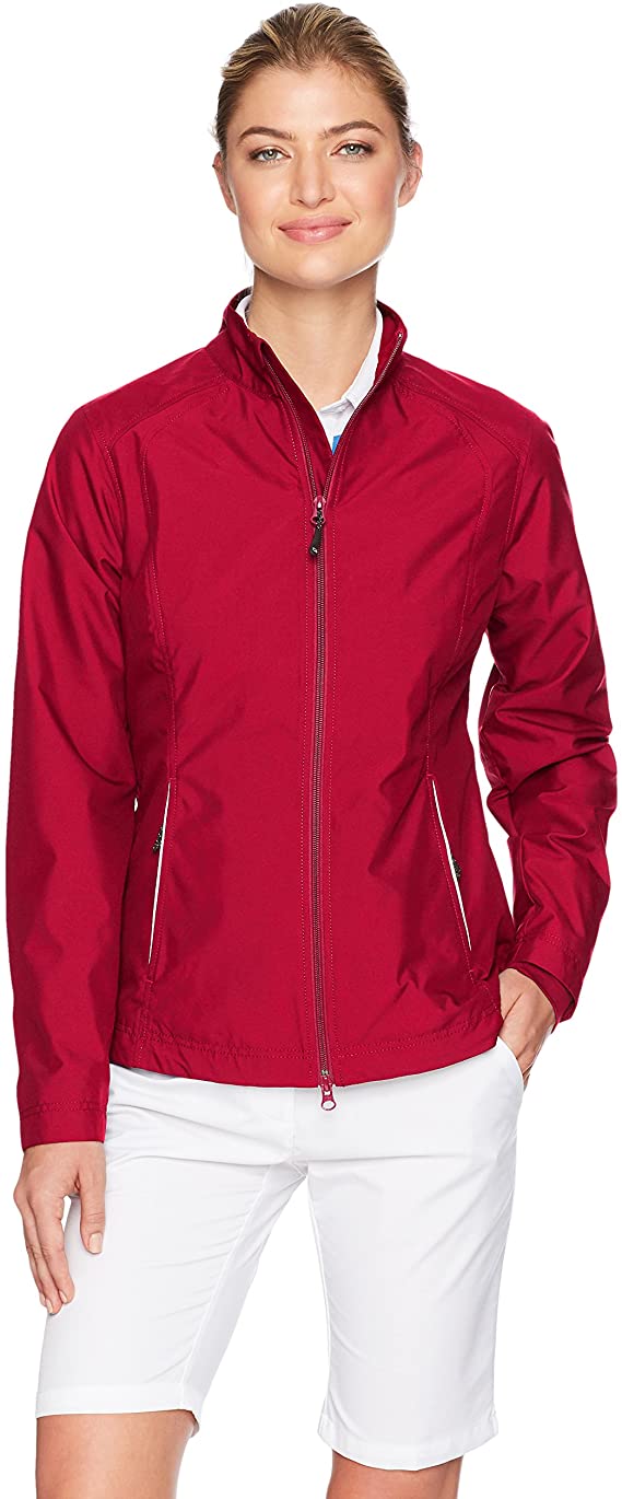 Womens Cutter & Buck WeatherTec Beacon Full Zip Golf Jackets