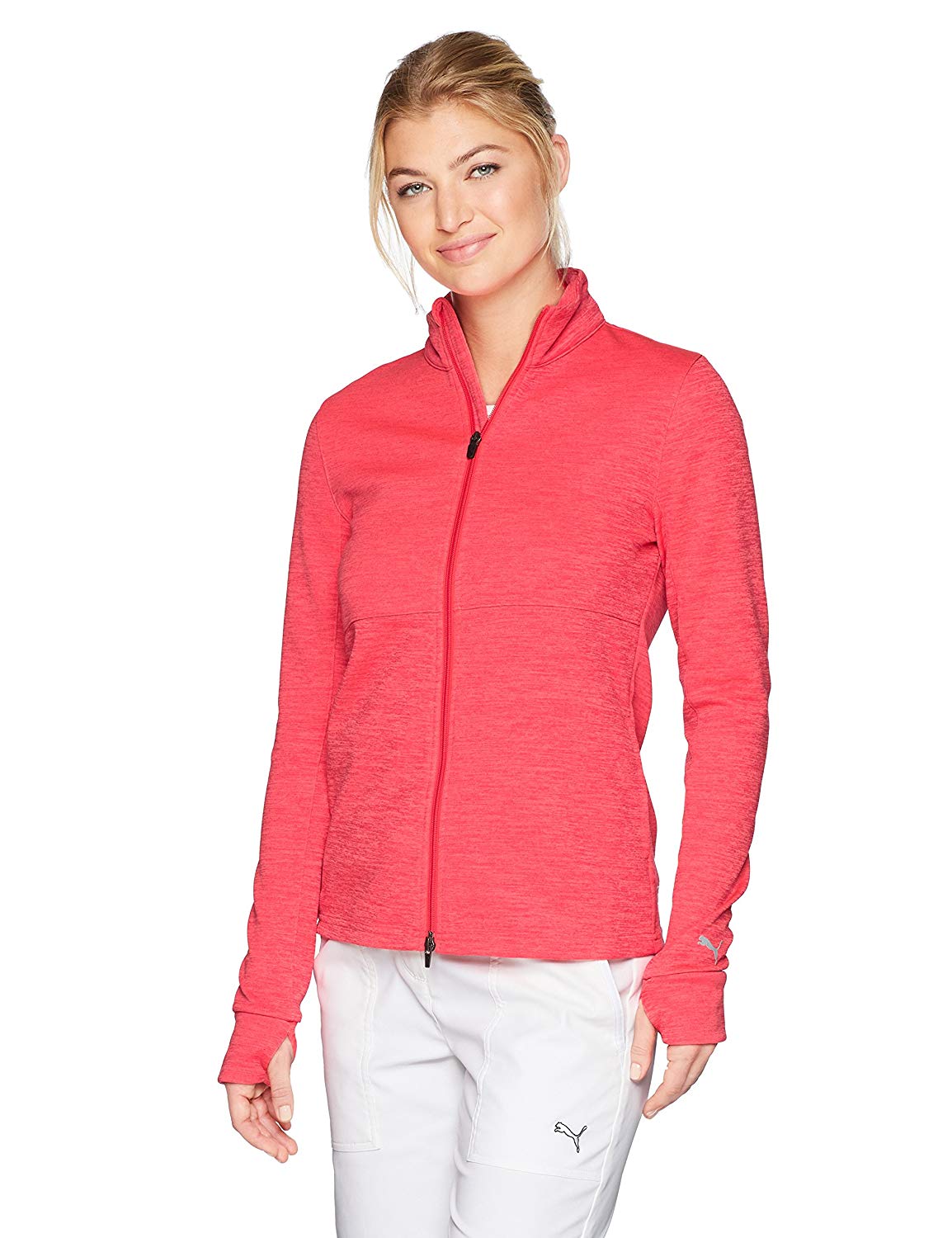 Puma Womens 2018 Heather Full Zip Golf Jakcets