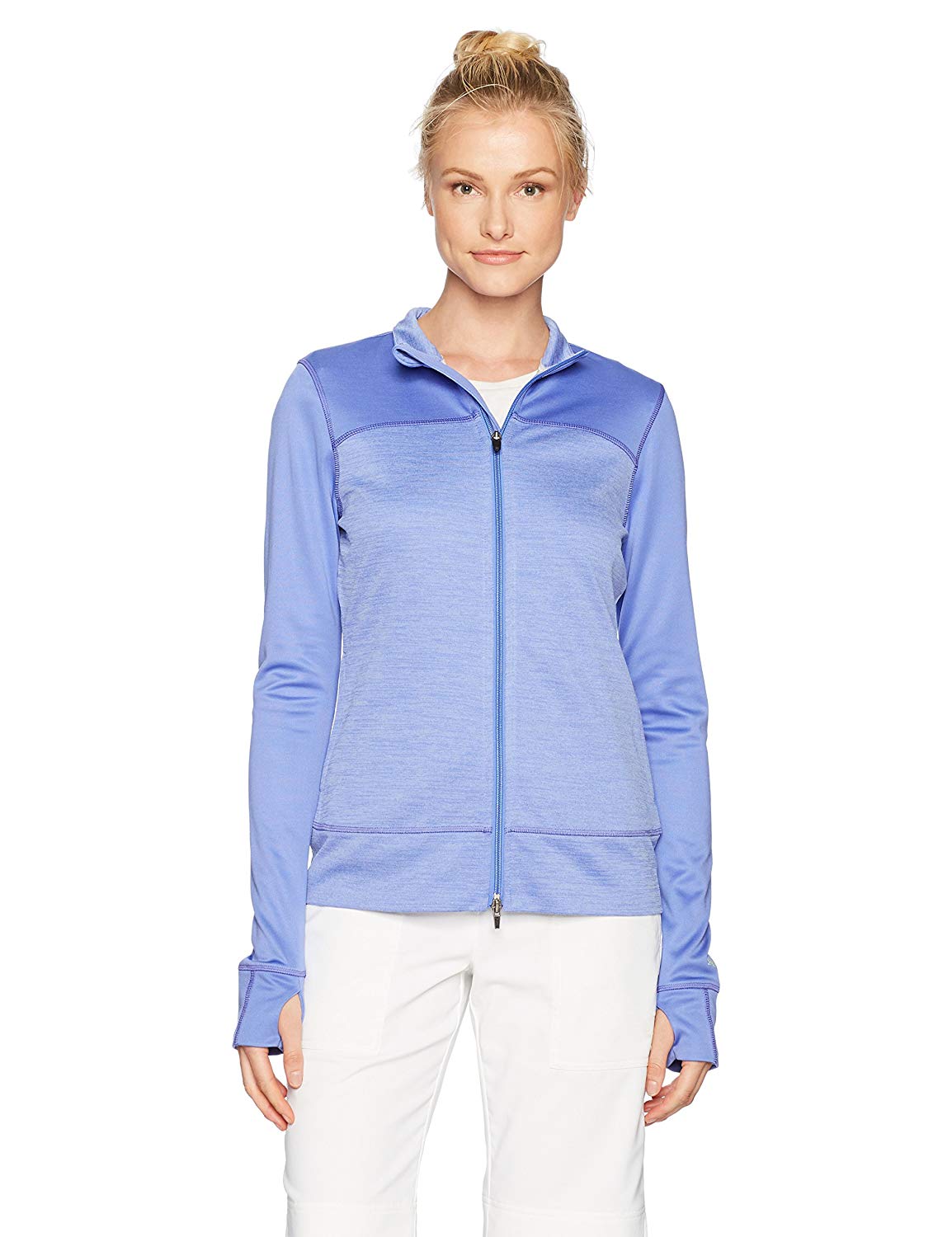 Womens Puma Colorblock Full Zip Golf Jackets