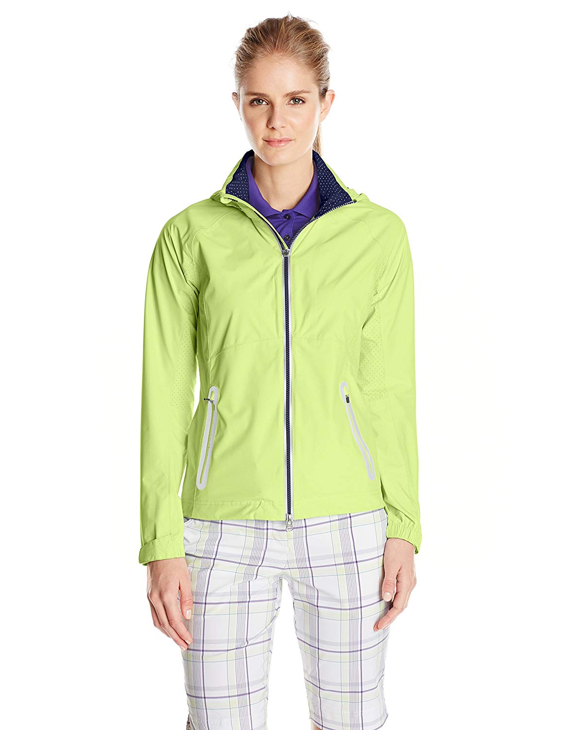 Womens Zero Restriction Hooded Olivia Rain Golf Jackets