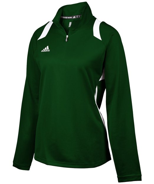 Womens Adidas Game Day Quarter Zip Golf Pullovers