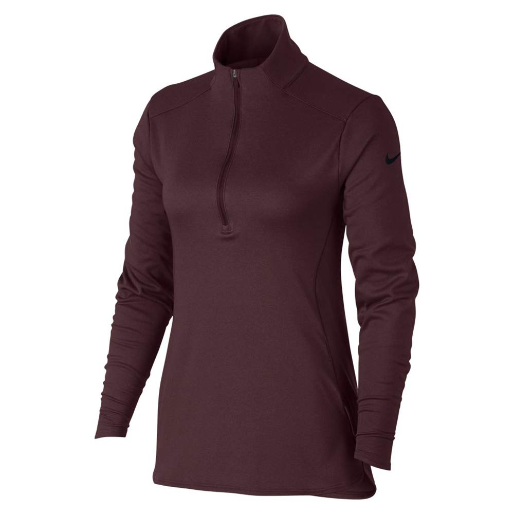 Womens Nike Dry Longsleeve Top Double Pique Golf Pullovers