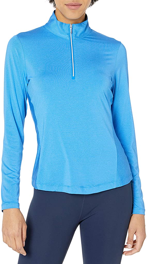 Womens Cutter & Buck Madeline Half Zip Mock Golf Pullovers