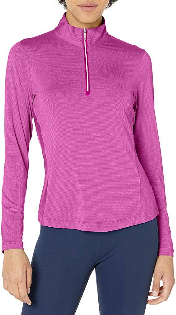 Cutter & Buck Womens Madeline Half Zip Mock Golf Pullovers