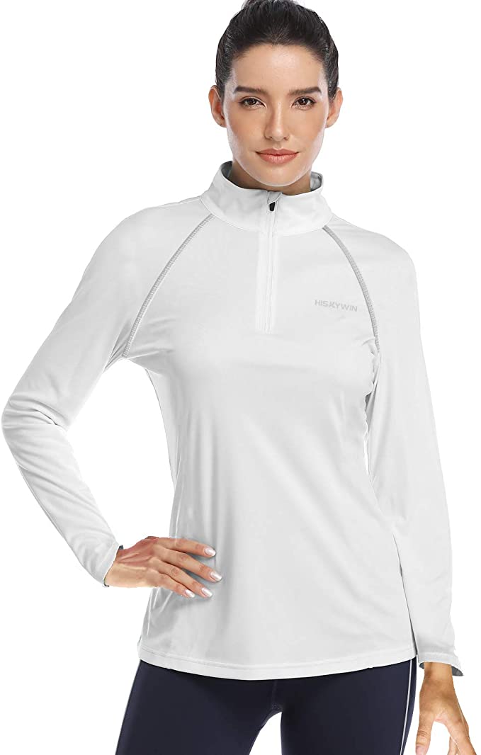 Hiskywin Womens UPF 50+ Sun Protection Golf Pullovers