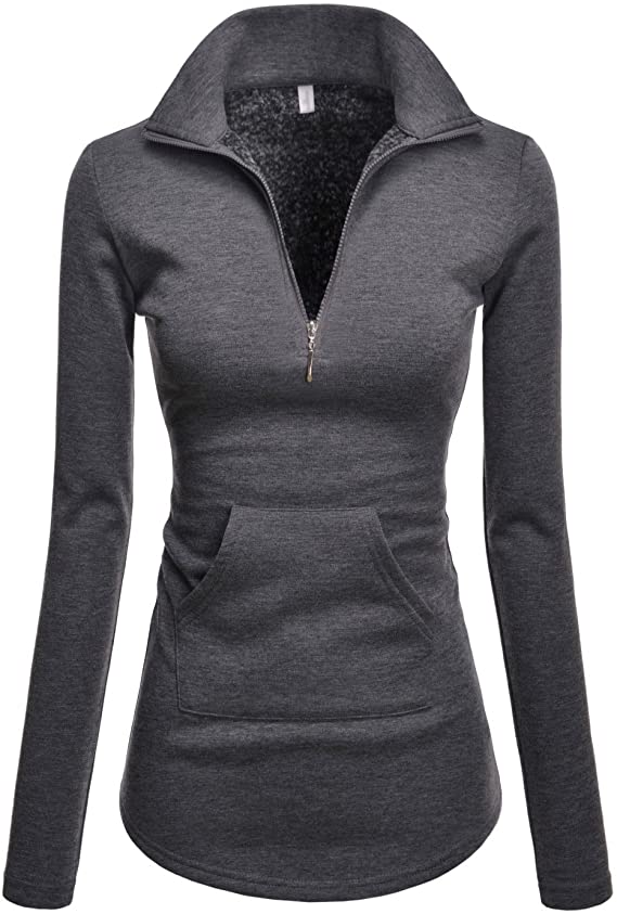 Womens Nearkin Long Sleeve Turtleneck Golf Pullovers