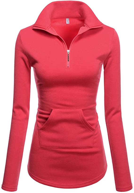 Nearkin Womens Long Sleeve Turtleneck Golf Pullovers