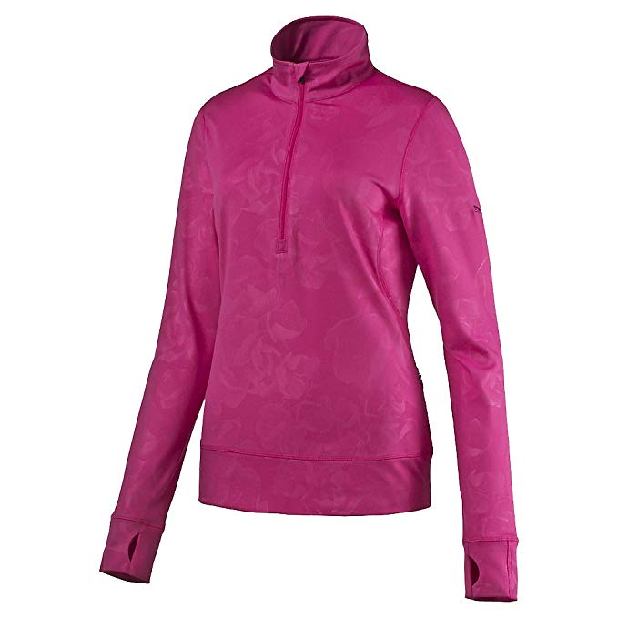 Puma Womens Bloom Quarter Zip Golf Popovers