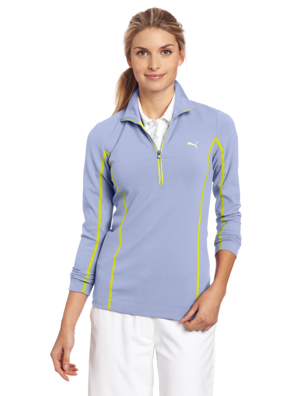 Womens Puma NA Monoline Golf Pullovers