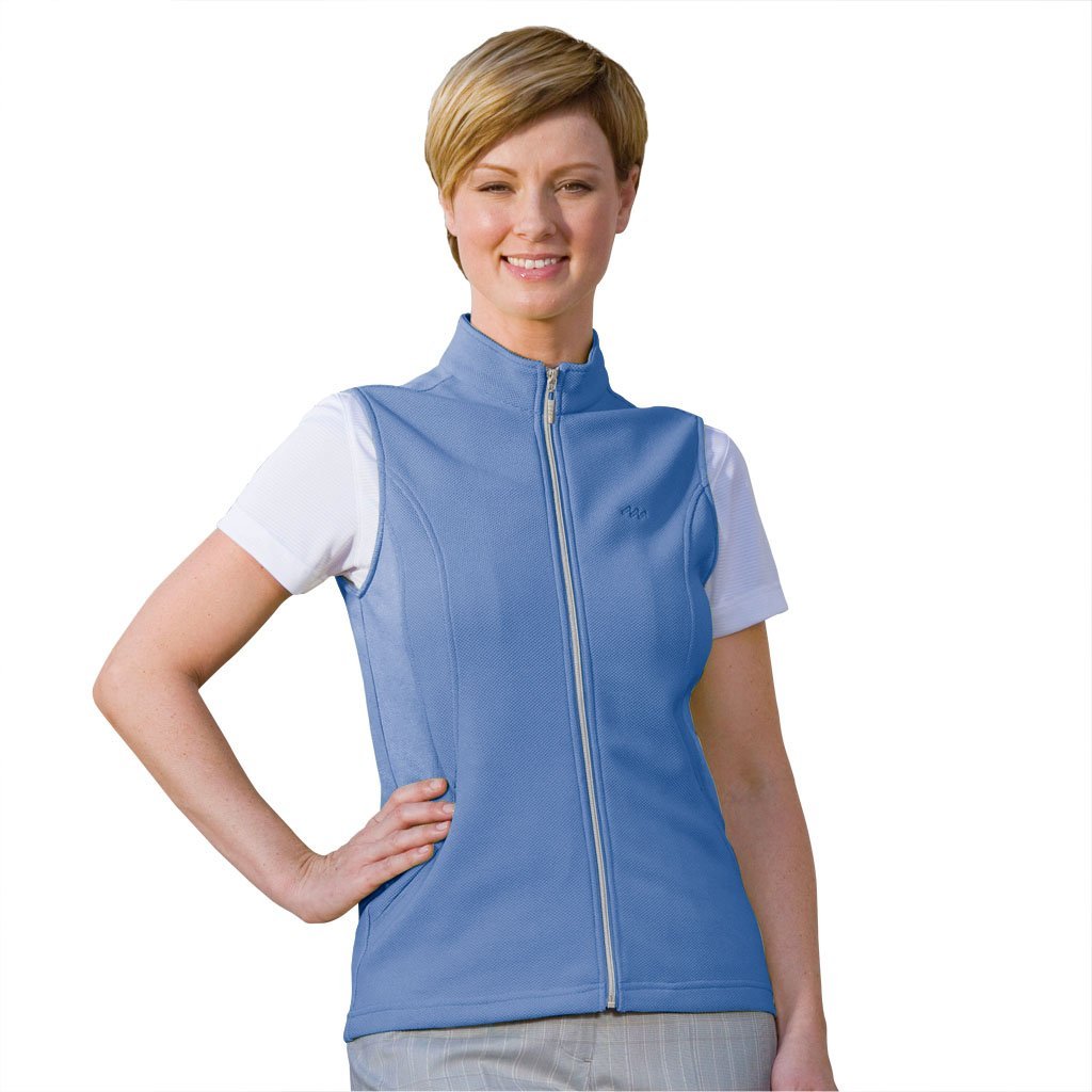 Monterey Club Dry Swing Classic Double Princess Seam Solid Golf Vests