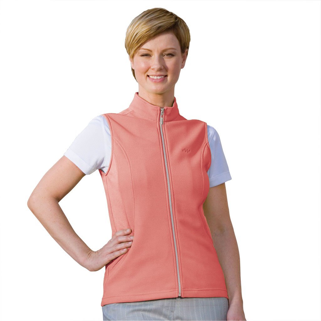 Womens Dry Swing Classic Double Princess Seam Solid Golf Vests
