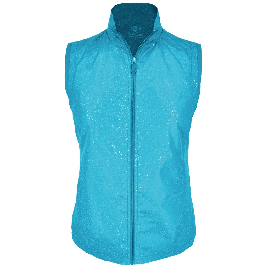 Womens Monterey Club Lightweight Double Back Firework Foil Golf Vests