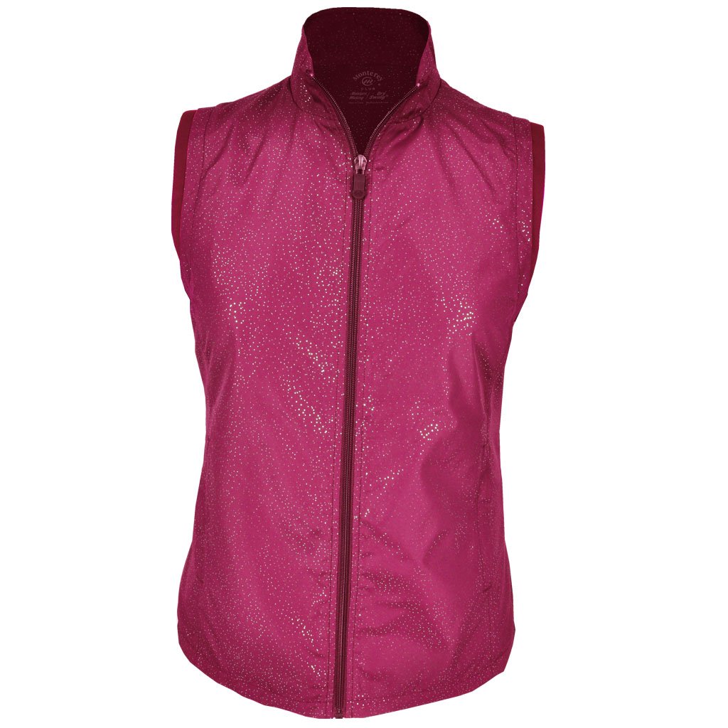 Monterey Club Ladies Lightweight Double Back Firework Foil Golf Vests