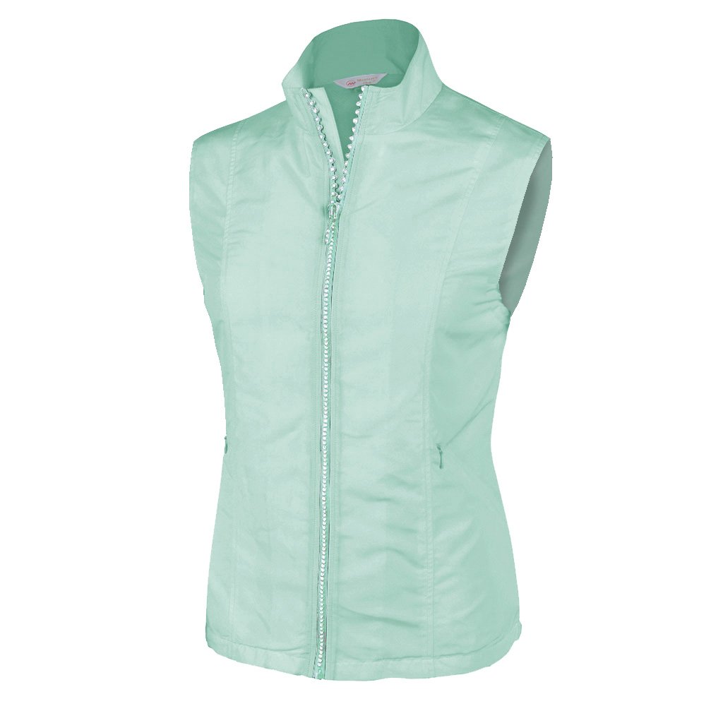 Monterey Club Ladies Lightweight Rhinestone Zipper Golf Vests