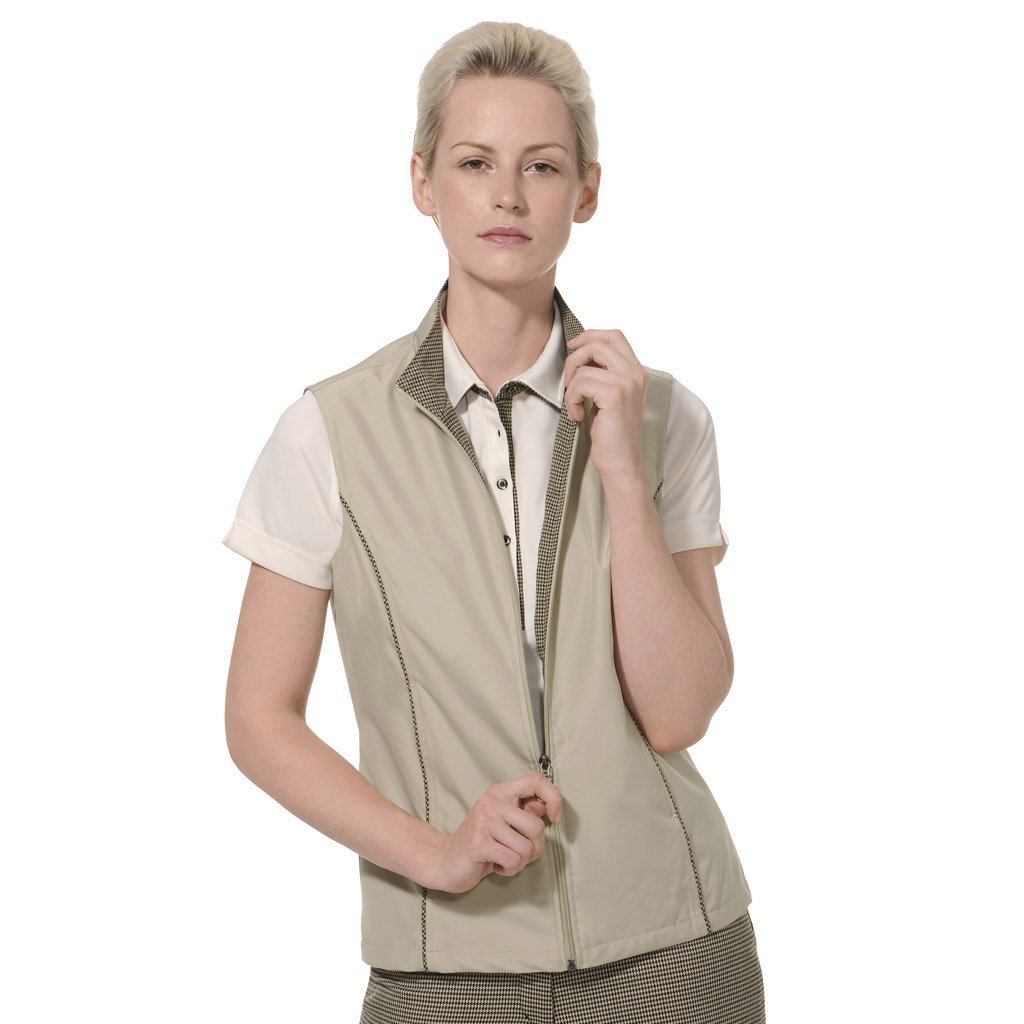 Womens Monterey Club Zip Front Golf Vests