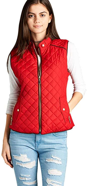 Active USA Womens Quilted Padding Golf Vests