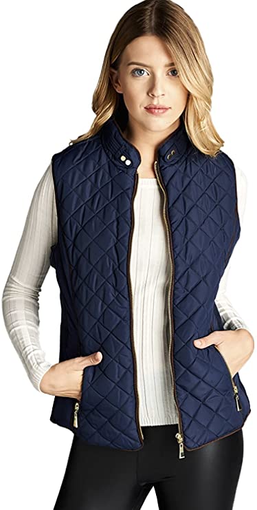 Active USA Womens Quilted Padding Golf Vests