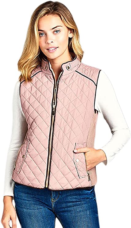 Active USA Womens Quilted Padding Golf Vests