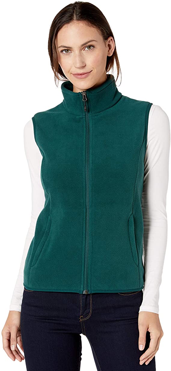 Womens Amazon Essentials Polar Soft Fleece Golf Vests