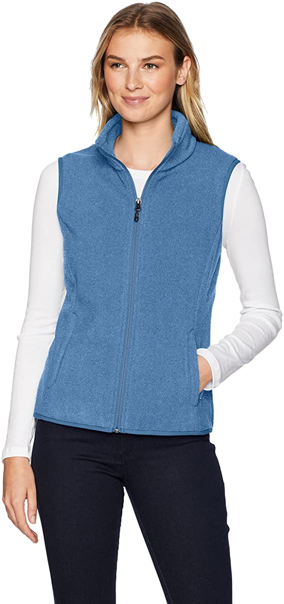 Amazon Essentials Womens Polar Soft Fleece Golf Vests