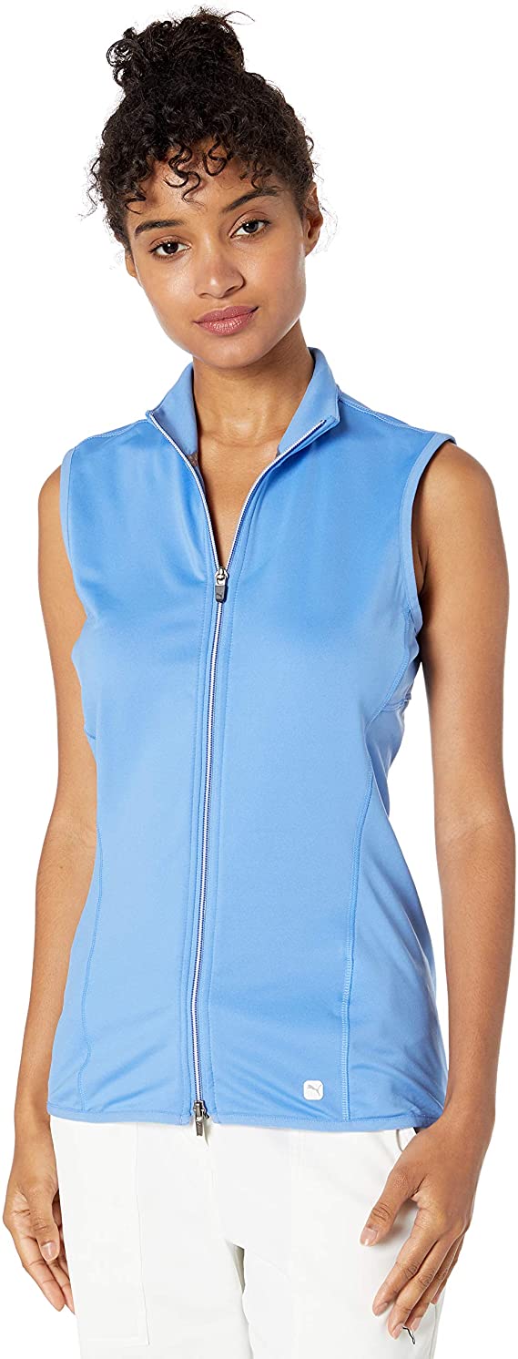 Puma Womens 2019 Full Zip Knit Golf Vests