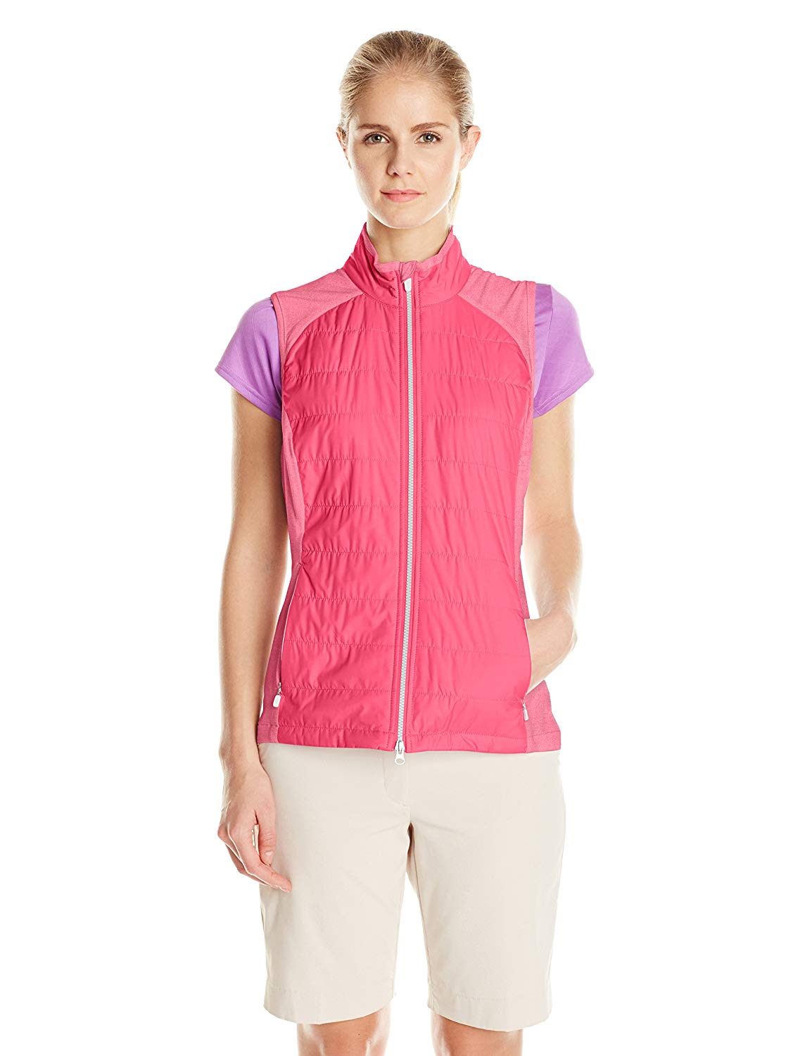 Womens Zero Restriction Tess Full Zip Golf Vests