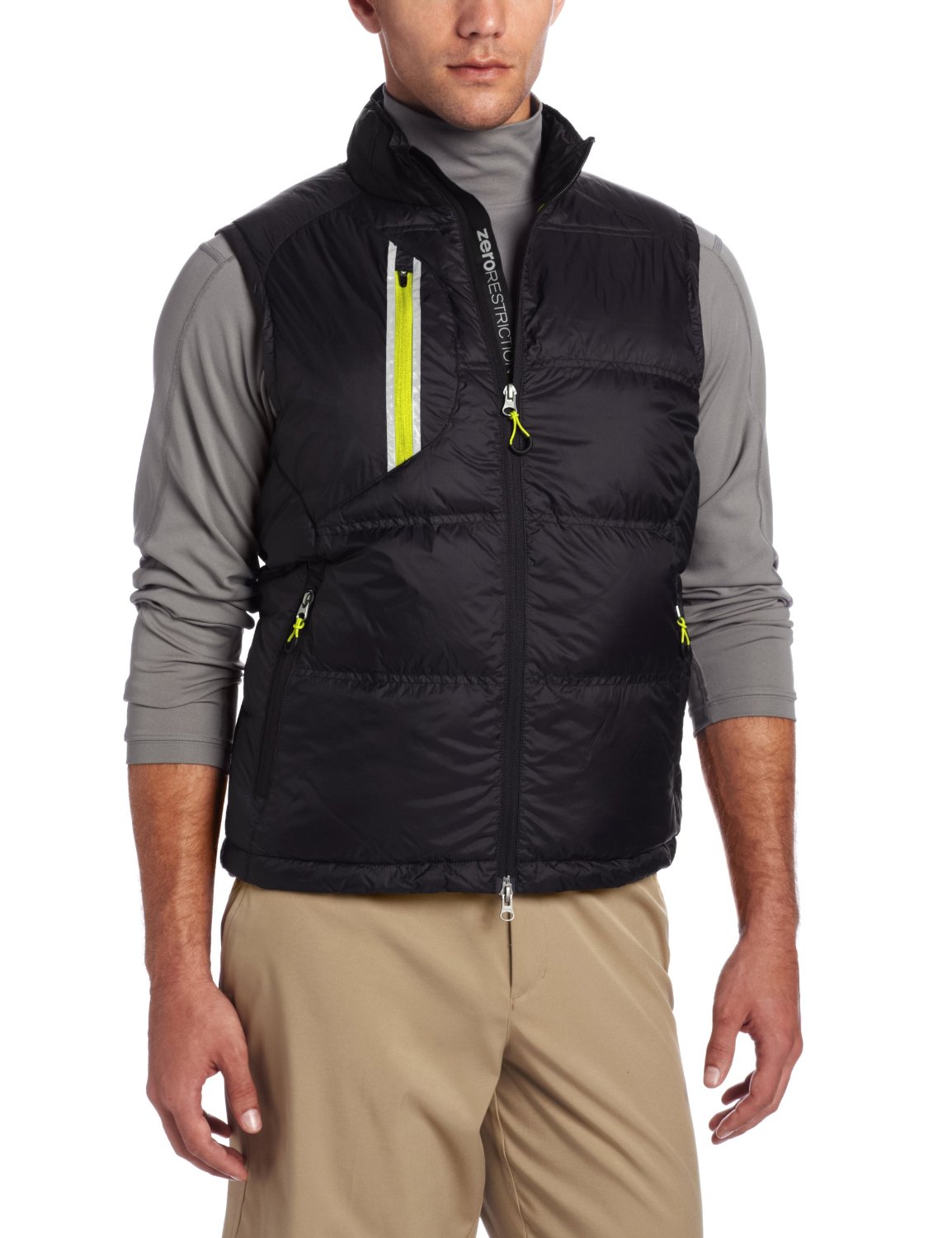 Zero Restriction Mens Z550 Zip Front Golf Vests