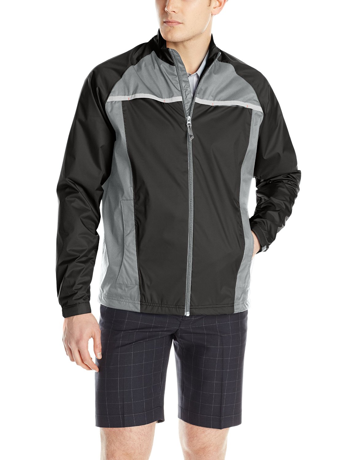 Adidas Mens ClimaStorm Essential Packable Golf Rain Jackets