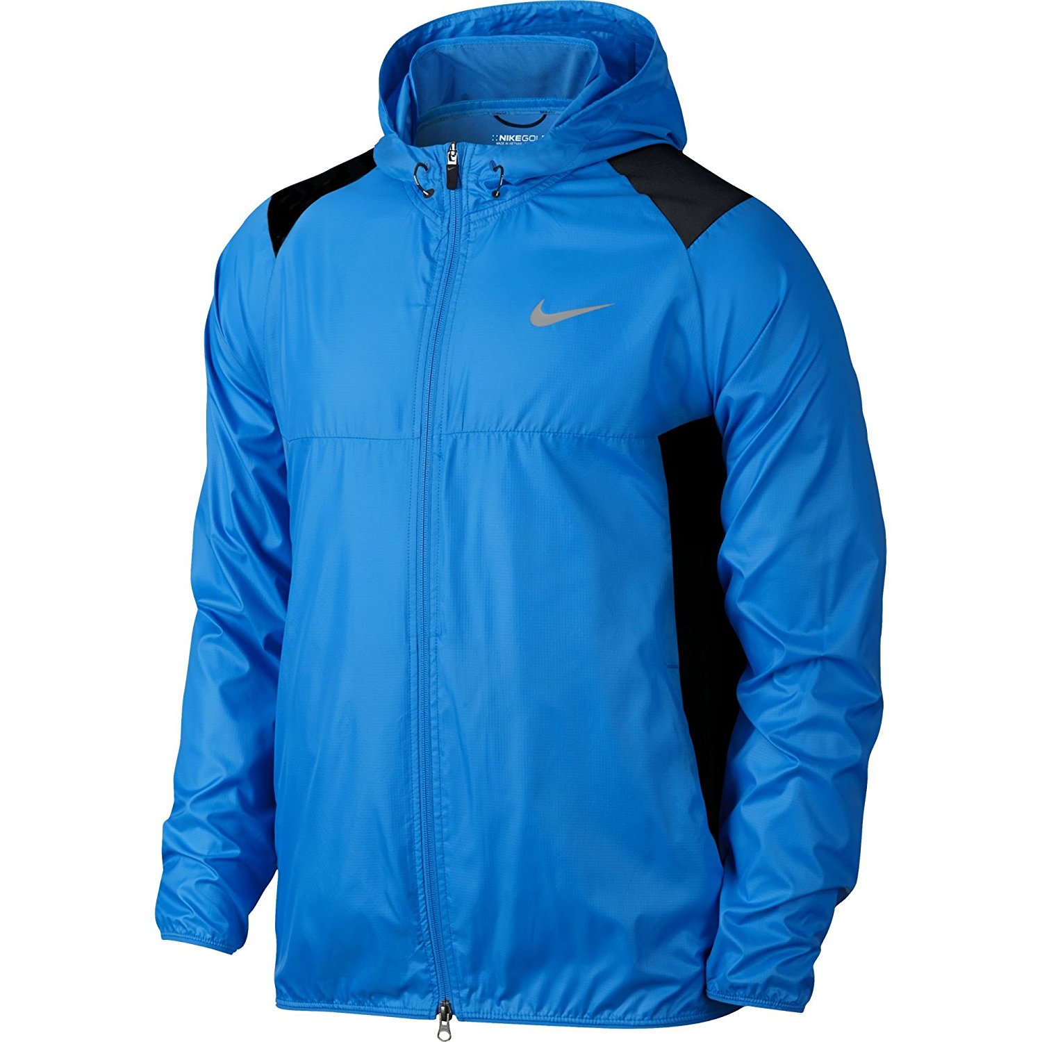 Nike Mens Golf Range Packable Hooded Golf Rain Jackets