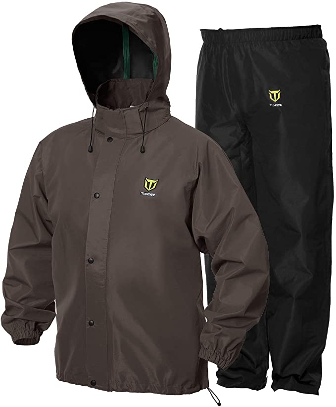 TideWe Mens Breathable Waterproof Durable Golf Rain Suits