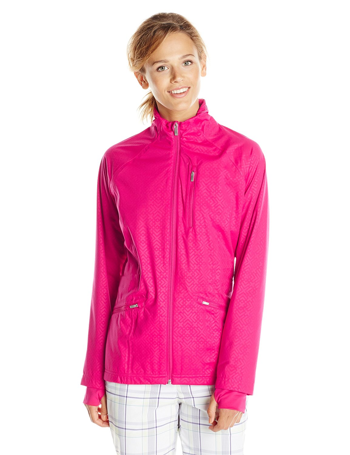 adidas golf waterproof heathered rain jacket