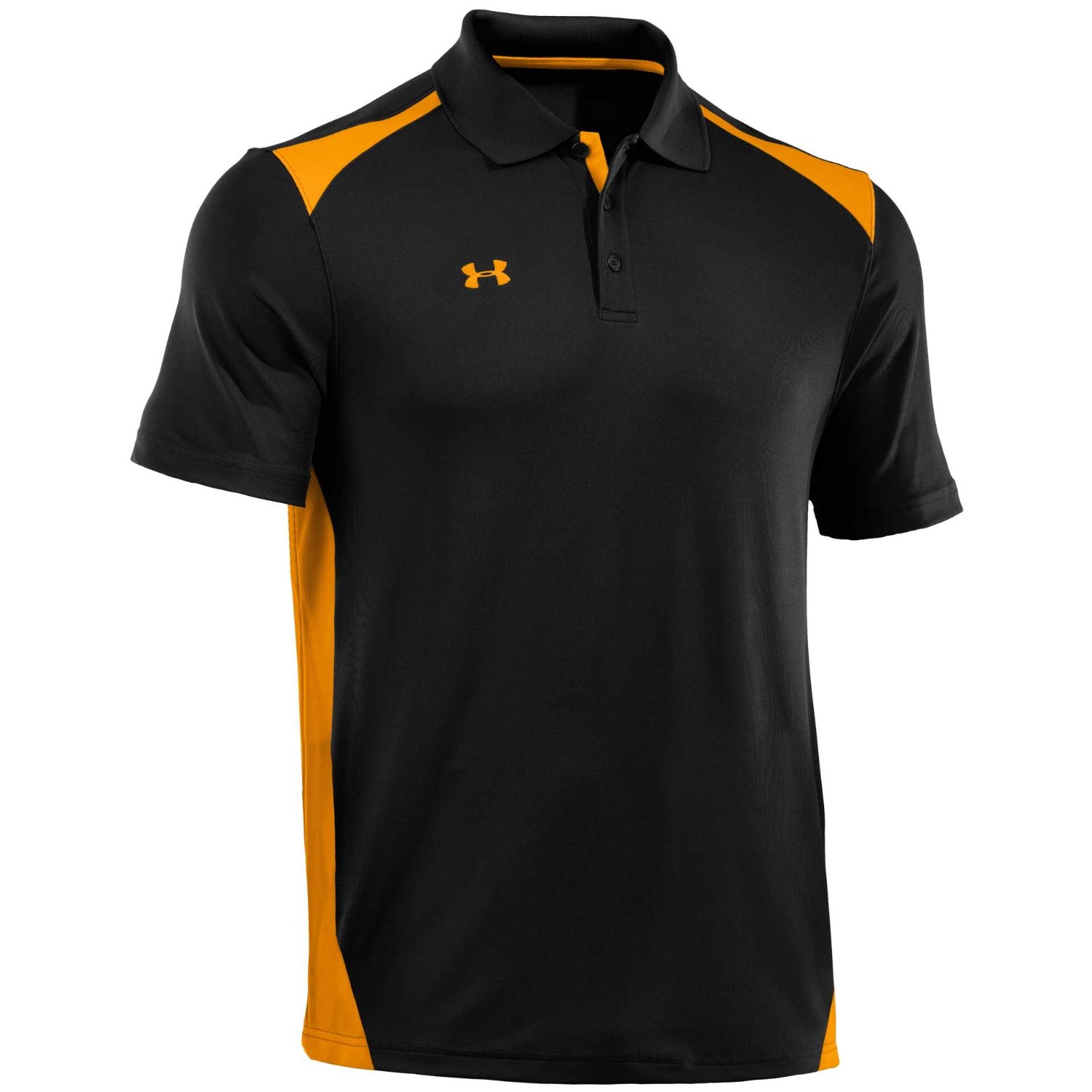 Mens Under Armour Team Colorblock Golf Polo Shirts