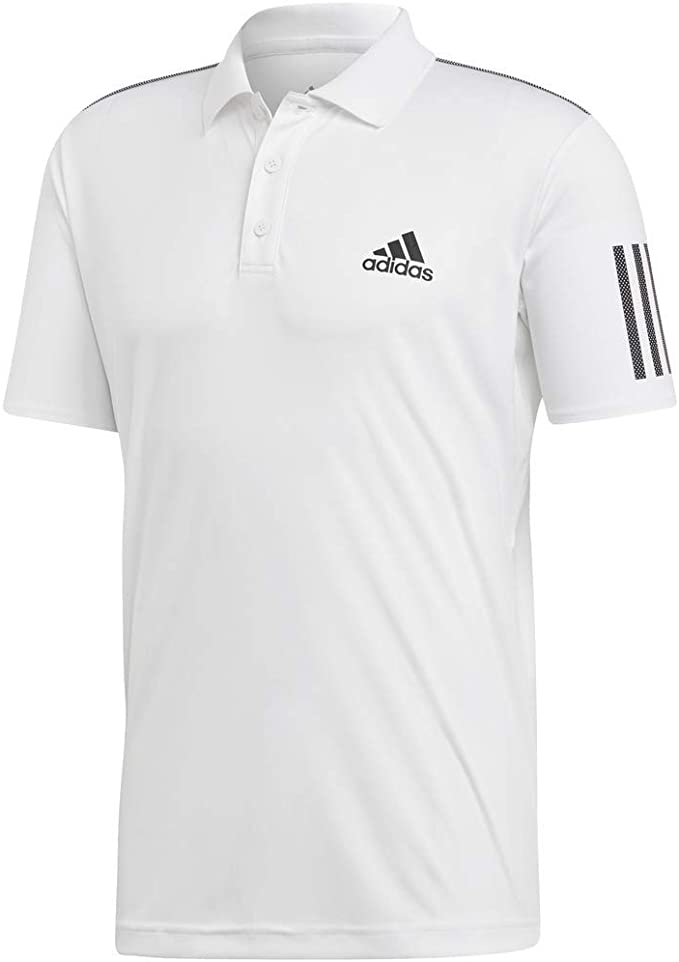 Adidas Mens 3 Stripes Club Golf Polo Shirts