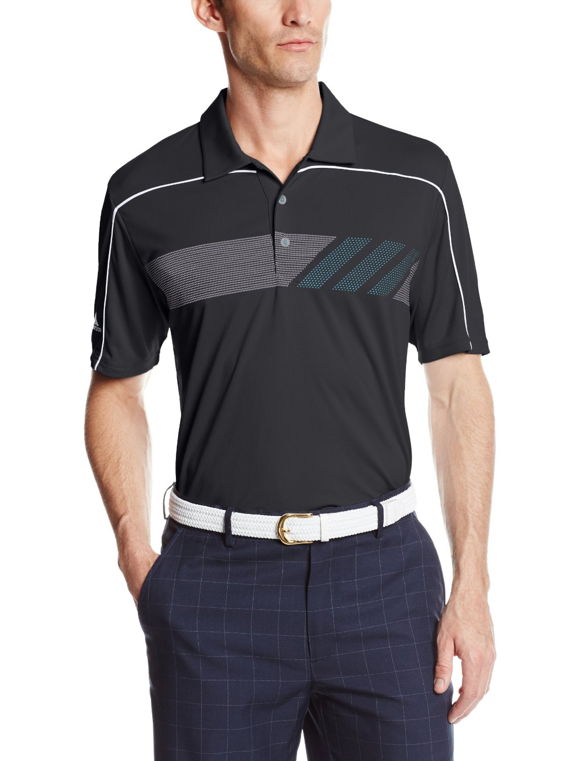 Mens Climachill Print Golf Polo Shirts