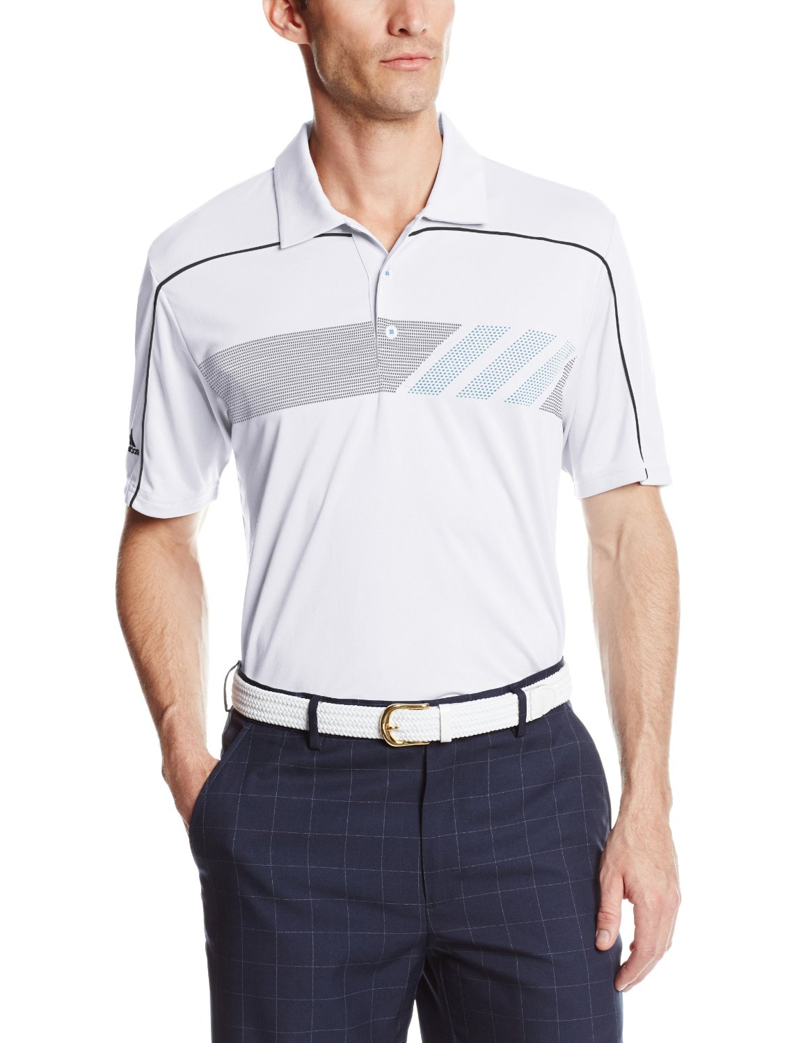 Adidas Climachill Print Golf Polo Shirts