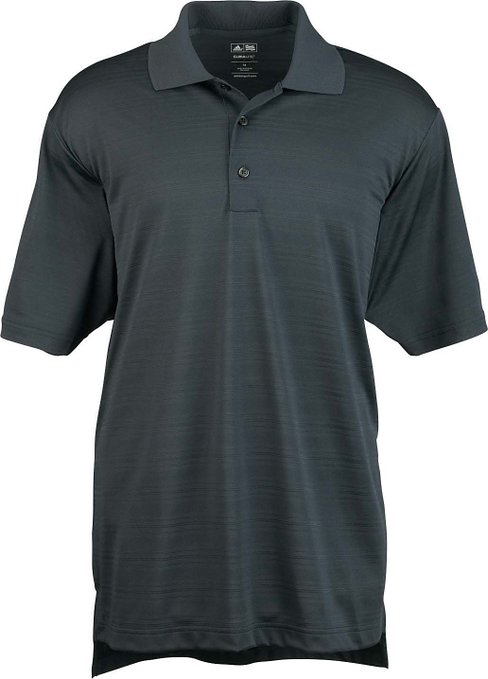 Adidas Mens Climalite Textured Short Sleeve Golf Shirts