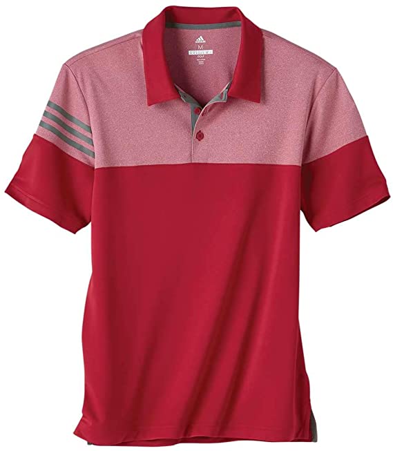 Mens Adidas Moisture Wicking Lightweight Golf Polo Shirts