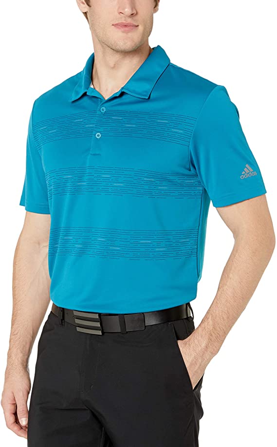 Mens Adidas Plaid Golf Polo Shirts