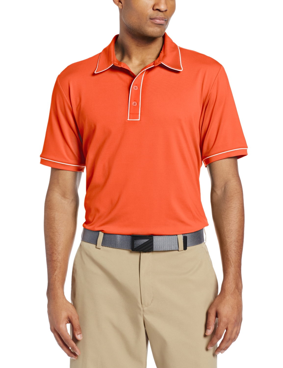 Mens Puremotion Piped Golf Polo Shirts