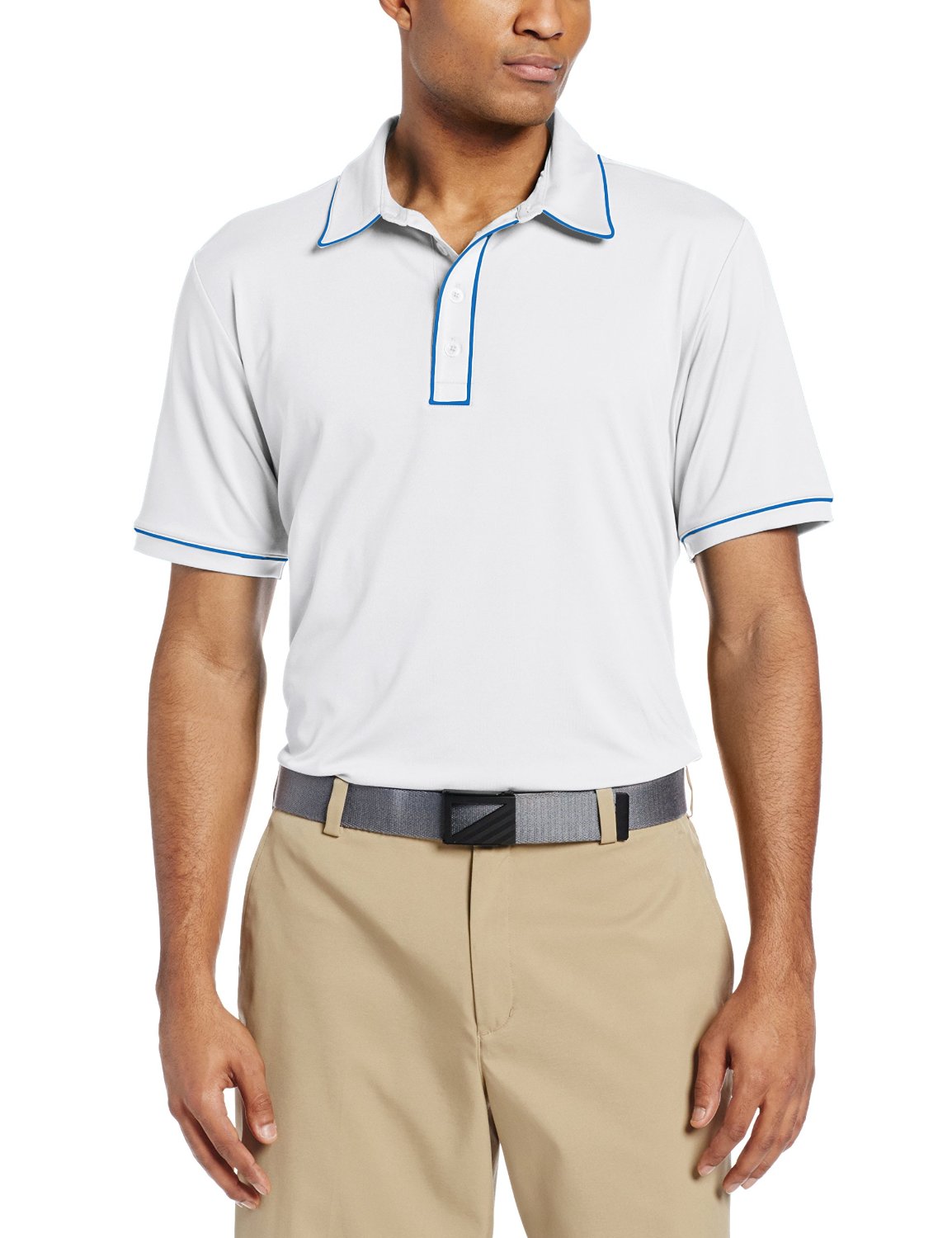 adidas men's puremotion piped polo