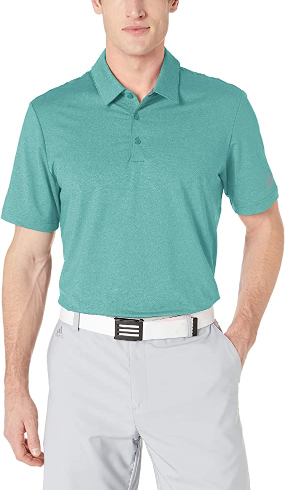 Mens Adidas Ultimate Heather Golf Polo Shirts